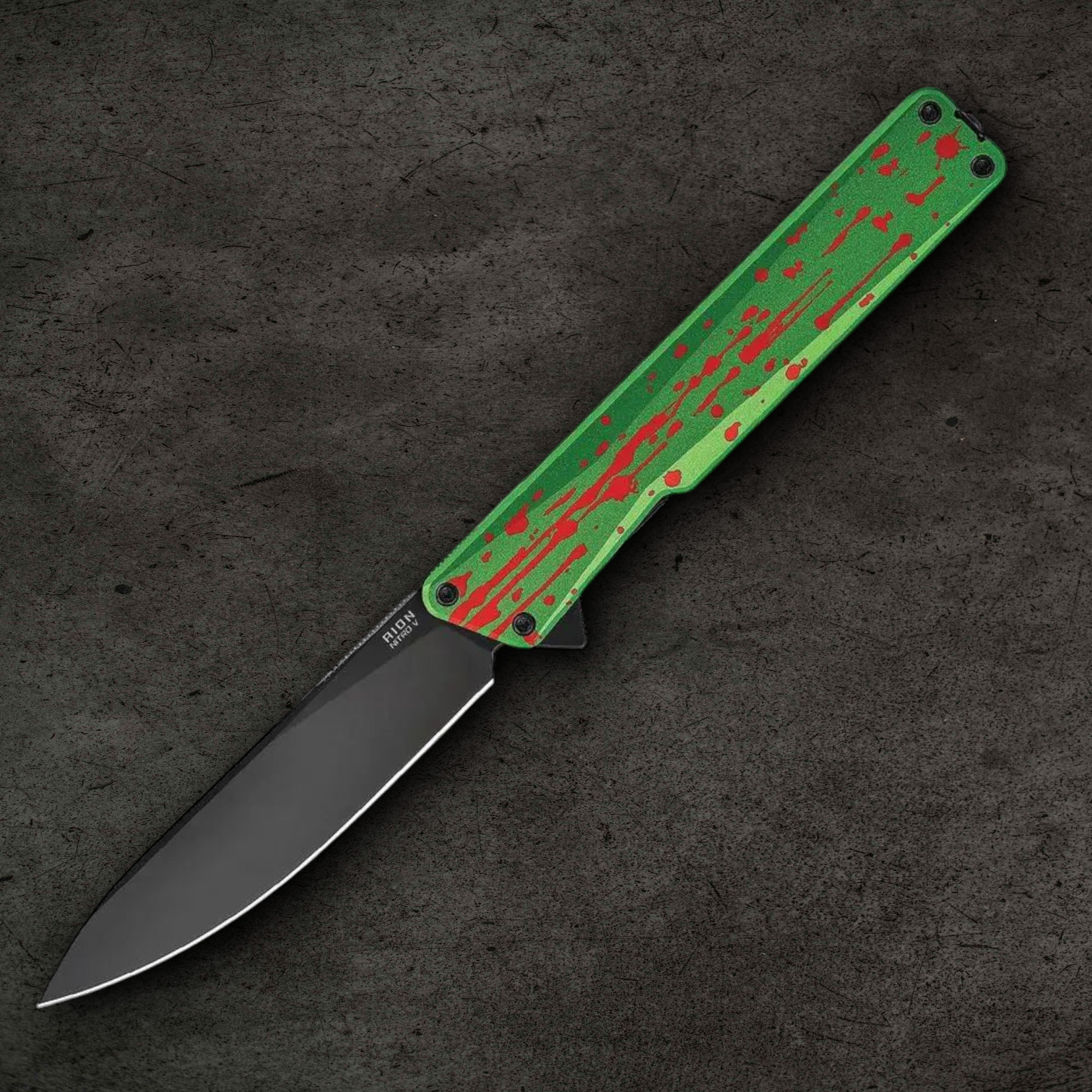 Oknife AION Linerlock Folding Knife 3.5" Nitro V Steel Blade Aluminum Handle Oknife AION Linerlock Folding Knife 3.5" Nitro V Steel Blade Aluminum Handle