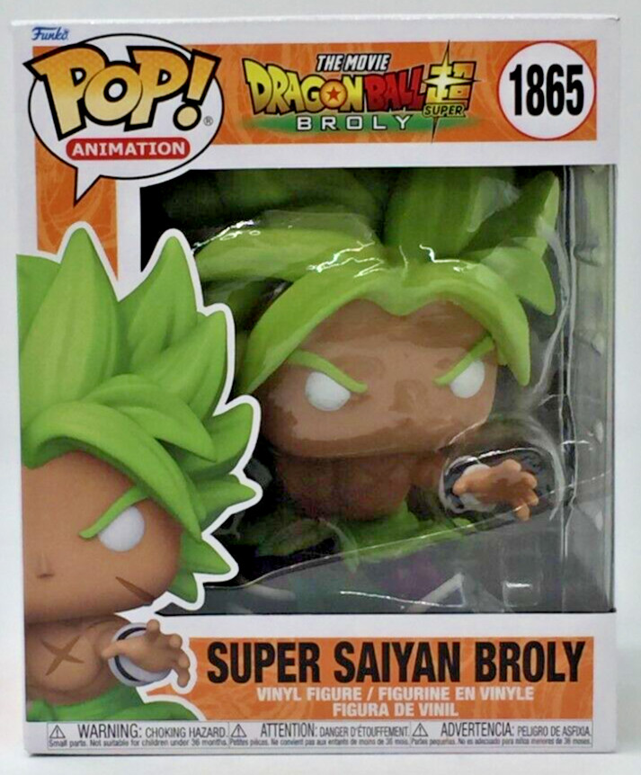 Funko Pop Animation 6" Deluxe DBS Movie Broly Super Saiyan Broly #1865 Funko Pop Animation 6" Deluxe DBS Movie Broly Super Saiyan Broly #1865