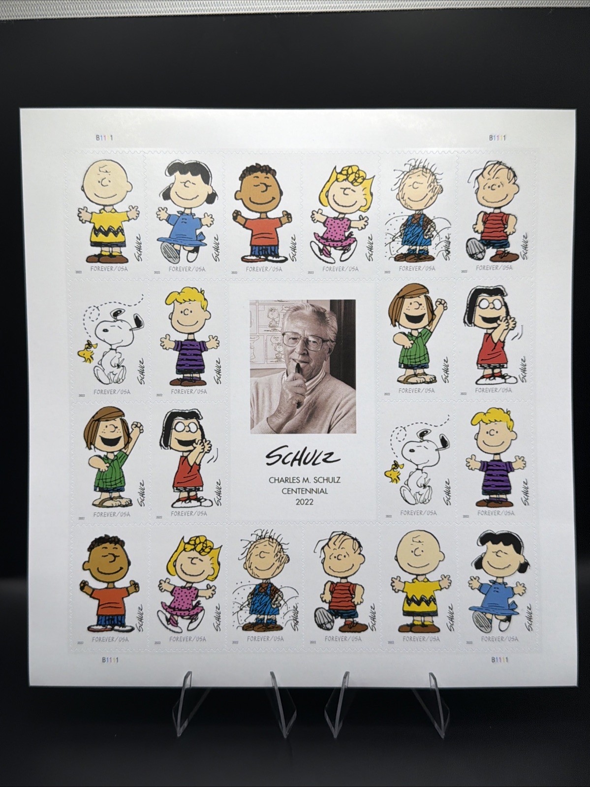 2022 USPS Charles Schulz Forever Stamp Sheet of 20 Collectible Stamps 2022 USPS Charles Schulz Forever Stamp Sheet of 20 Collectible Stamps