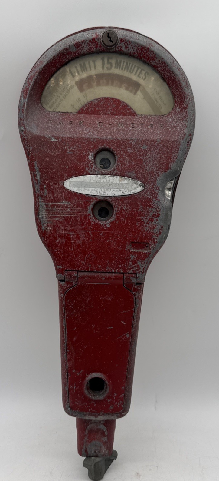 Vintage Rockwell Parking Meter “Park-O-Meter” 1 Cent * No Keys Vintage Rockwell Parking Meter “Park-O-Meter” 1 Cent * No Keys