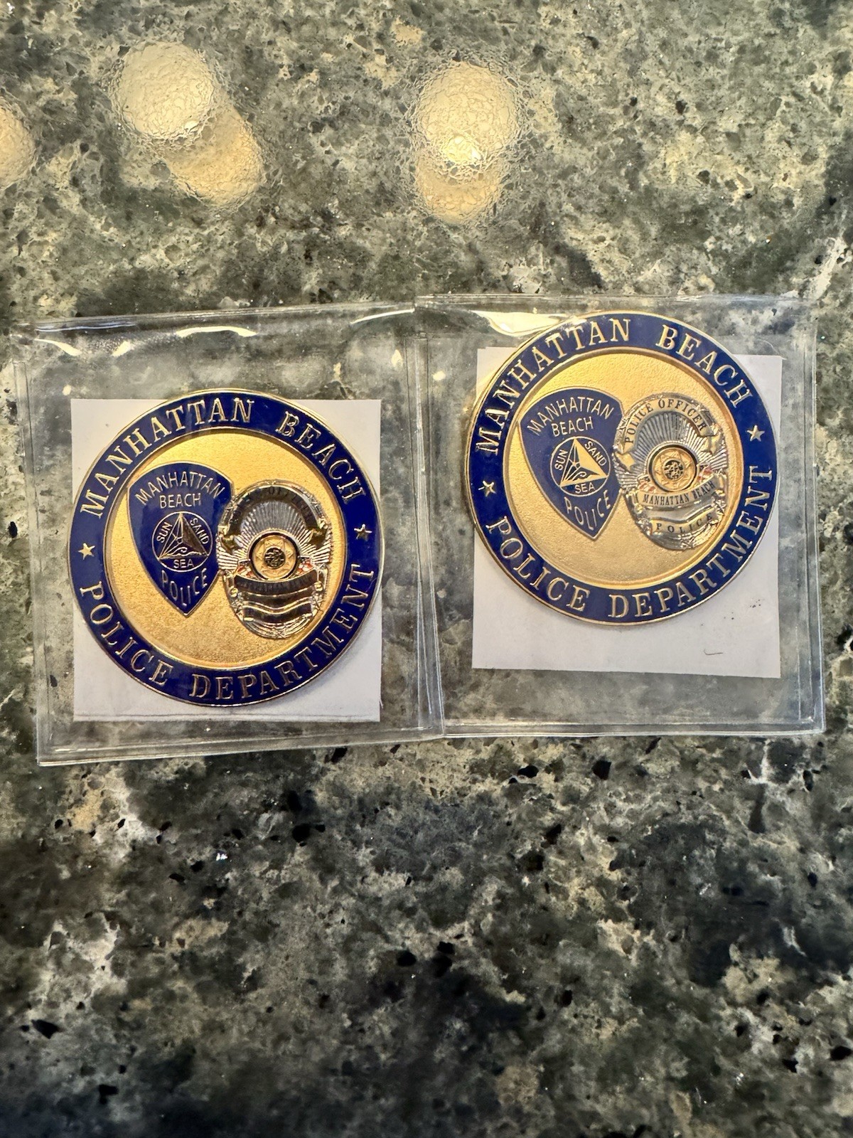 Manhattan Beach Police Challenge Coin Manhattan Beach Police Challenge Coin