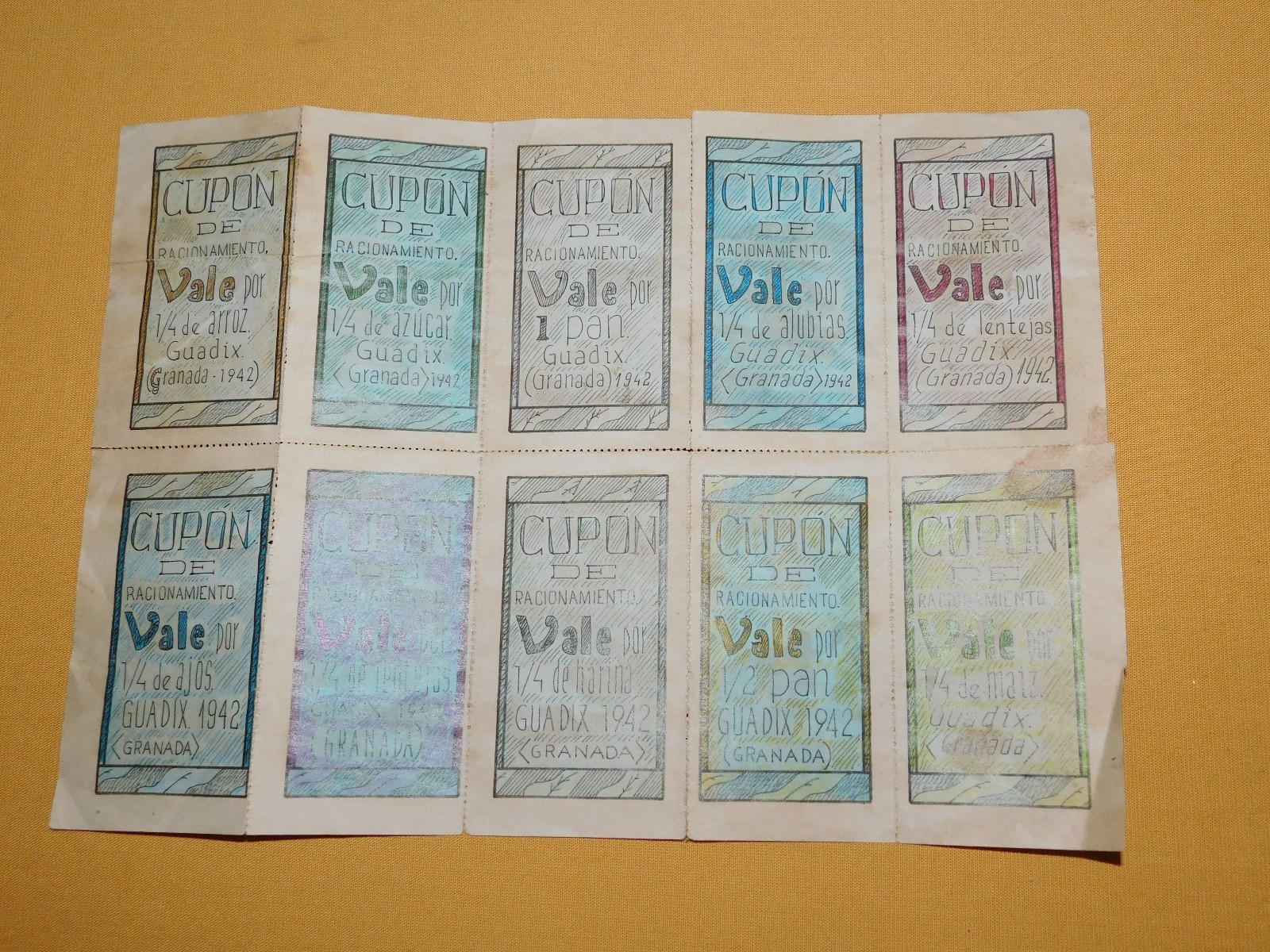 VINTAGE WWII GERMAN RATION COUPONS LEGION CONDOR 
