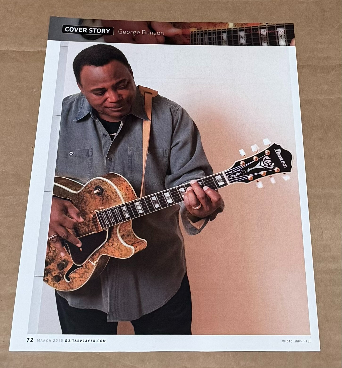 GEORGE BENSON - Music Print Ad Photo - 2010 GEORGE BENSON - Music Print Ad Photo - 2010