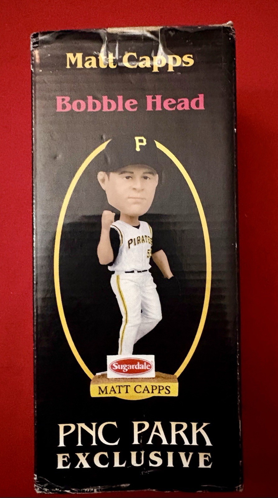 Matt Caps 55 Pittsburgh Pirates 2008 Bobble Head PNC Park Exclusive Sugardale Matt Caps 55 Pittsburgh Pirates 2008 Bobble Head PNC Park Exclusive Sugardale