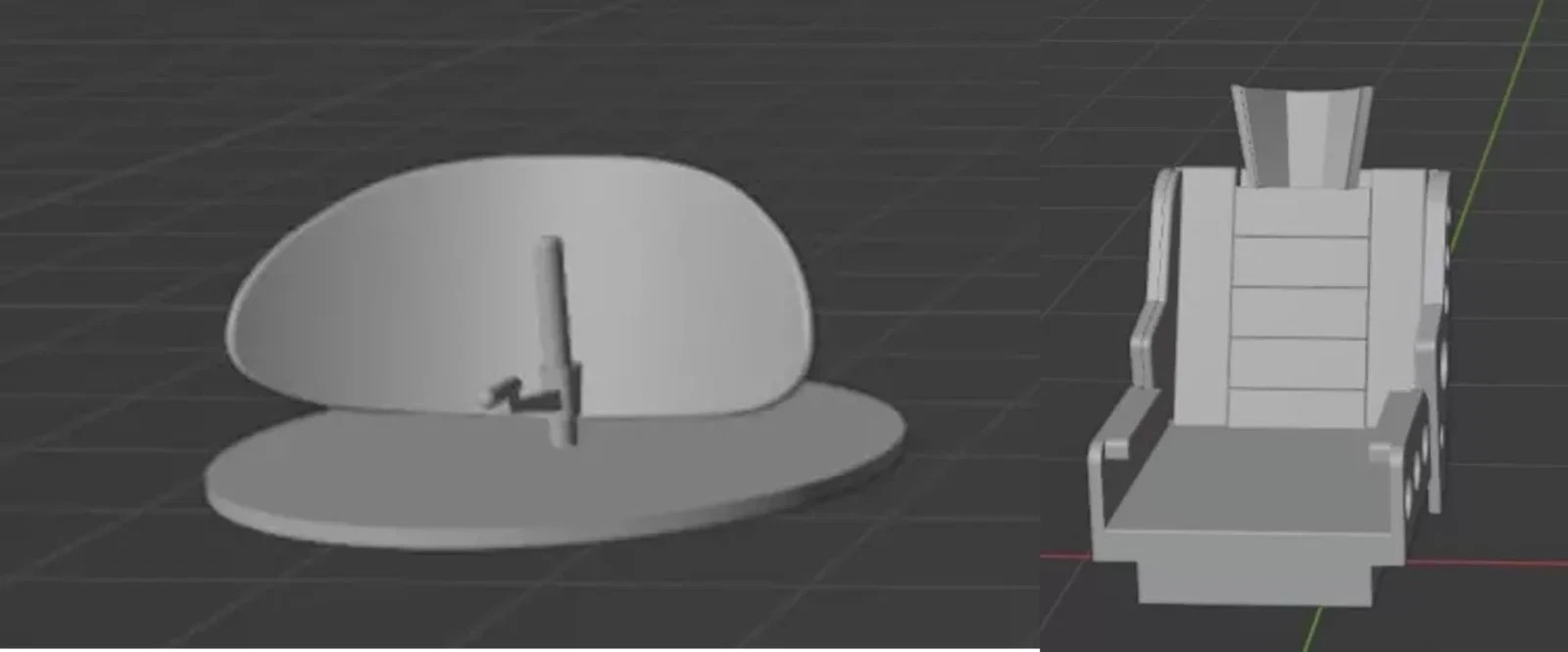 Lost in Space Jupiter 2 Astrogator Nav Dish and 2 Seats 1:35 PLA Model Copy Lost in Space Jupiter 2 Astrogator Nav Dish and 2 Seats 1:35 PLA Model Copy