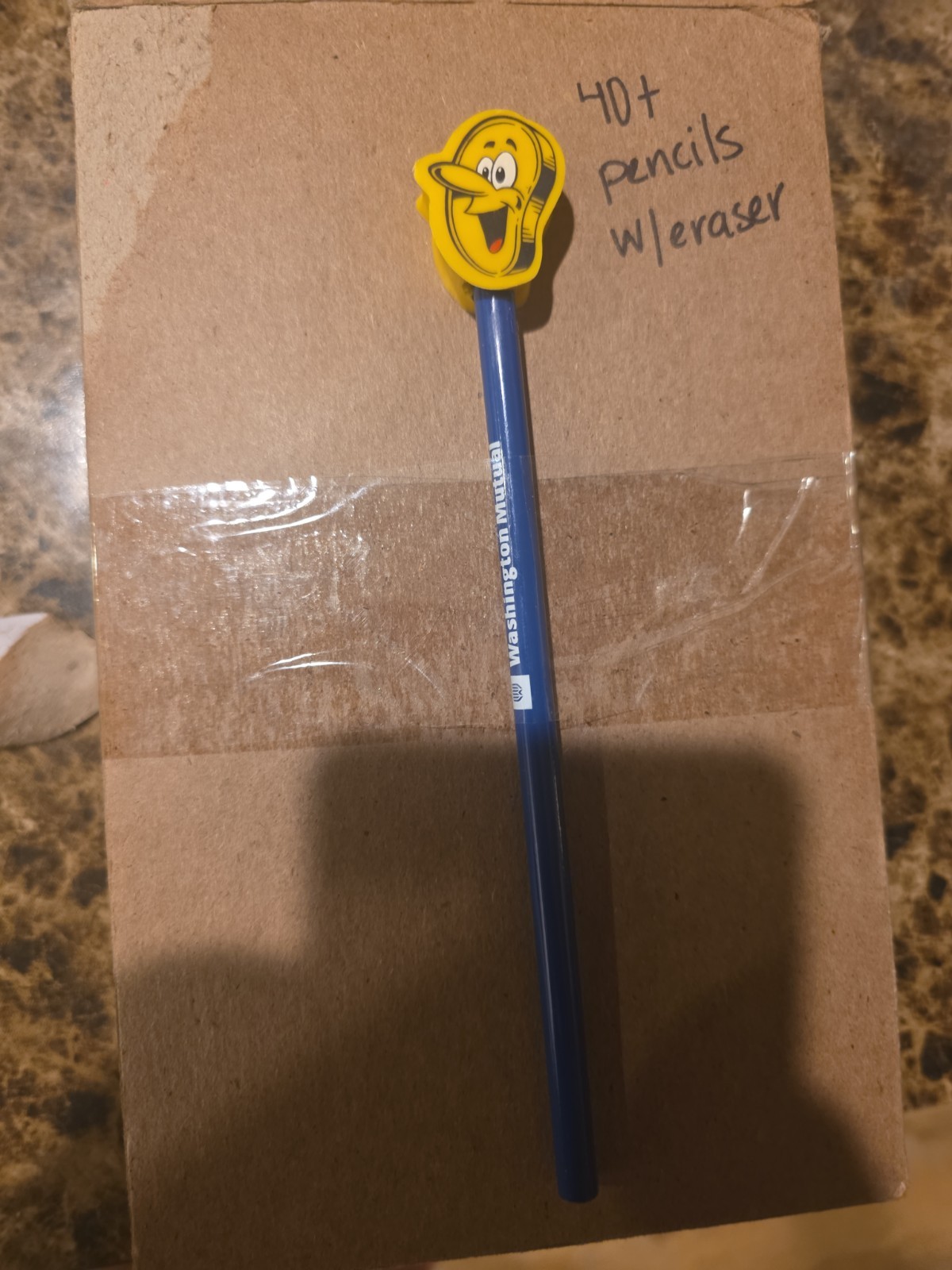 Washington Mutual Pencel With Eraserer 40 Pack With Eraser. ( 75 FOR ALL 40 Rare Washington Mutual Pencel With Eraserer 40 Pack With Eraser. ( 75 FOR ALL 40 Rare