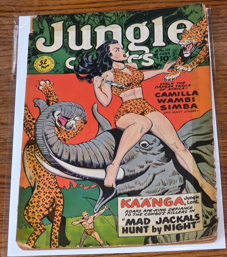 JUNGLE COMICS #114 (Fiction House:1949) COMPLETE FR/GD (1.5) JUNGLE COMICS #114 (Fiction House:1949) COMPLETE FR/GD (1.5)