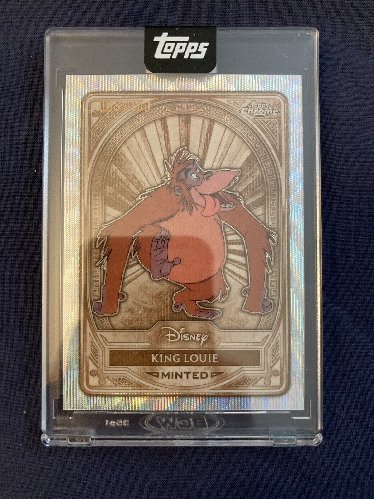 2025 Topps Mint Disney Encased #12 King Louie 005/100