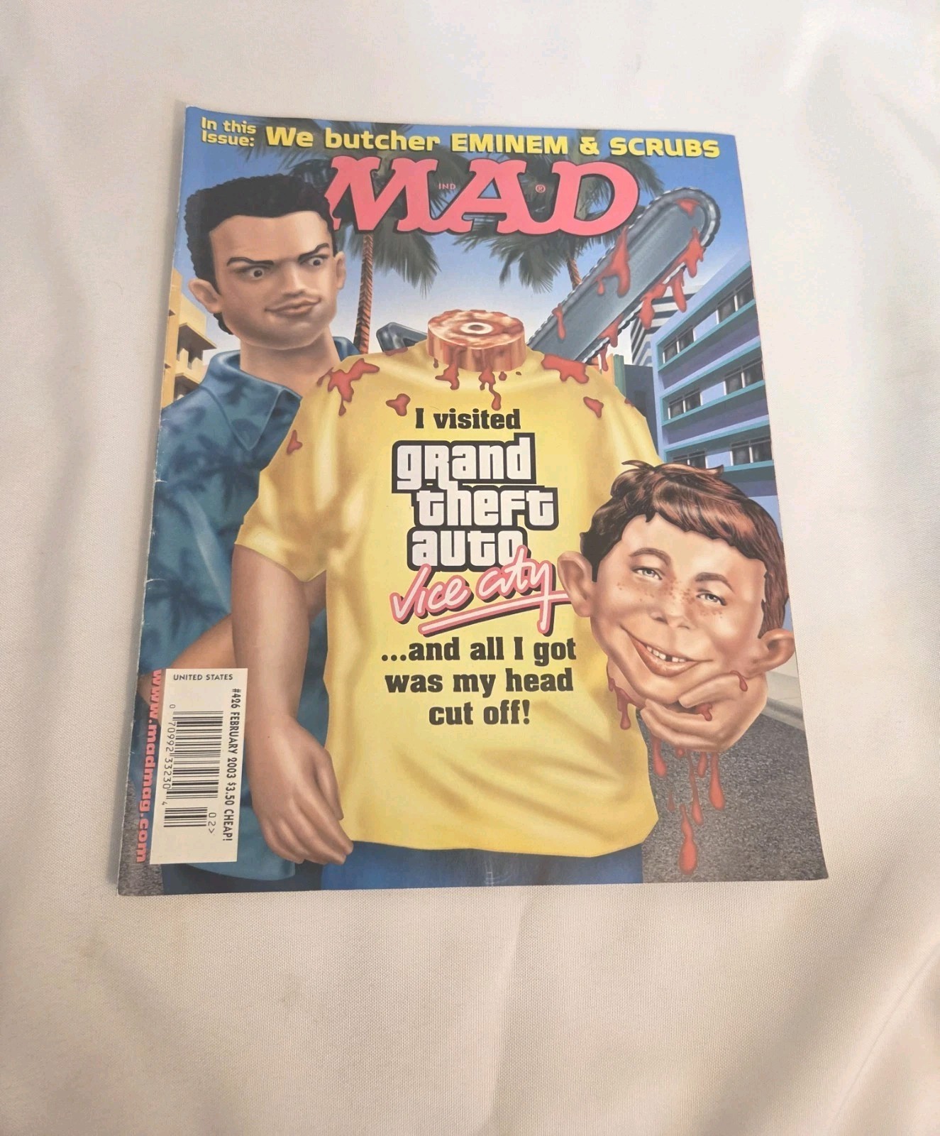 Mad Magazine #426 February 2003 Grand Theft Auto PS2 Gaming Vintage NICE Mad Magazine #426 February 2003 Grand Theft Auto PS2 Gaming Vintage NICE