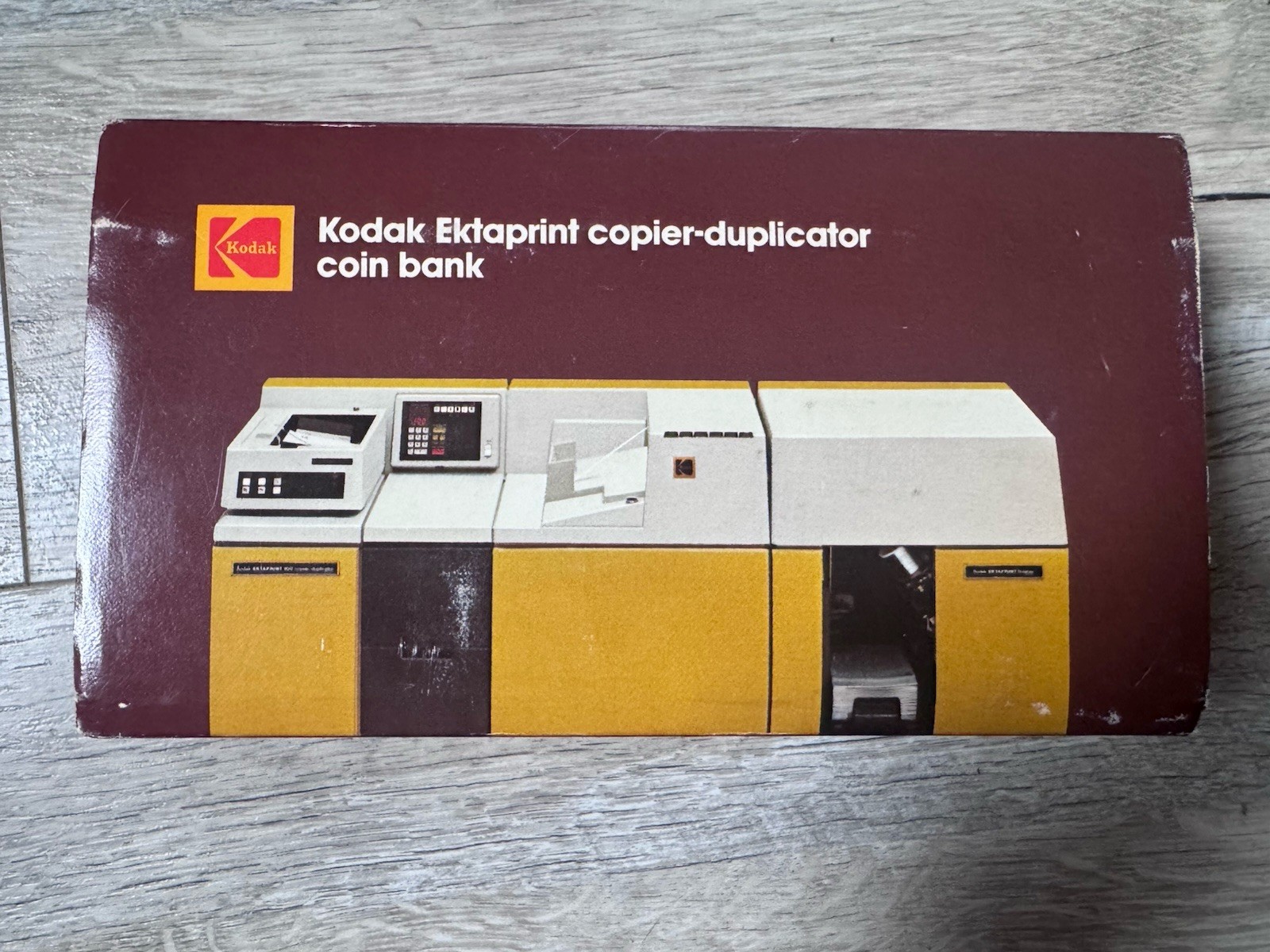 Rare Vintage 1975 Kodak Ektaprint Copier Duplicator Coin Bank with Original Box Rare Vintage 1975 Kodak Ektaprint Copier Duplicator Coin Bank with Original Box