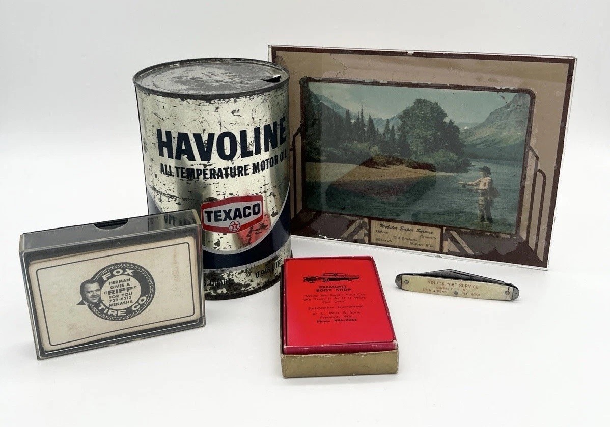 Lot of (5) Vintage 30s-60s Petroliana Advertising Products Promotion Texaco Lot of (5) Vintage 30s-60s Petroliana Advertising Products Promotion Texaco