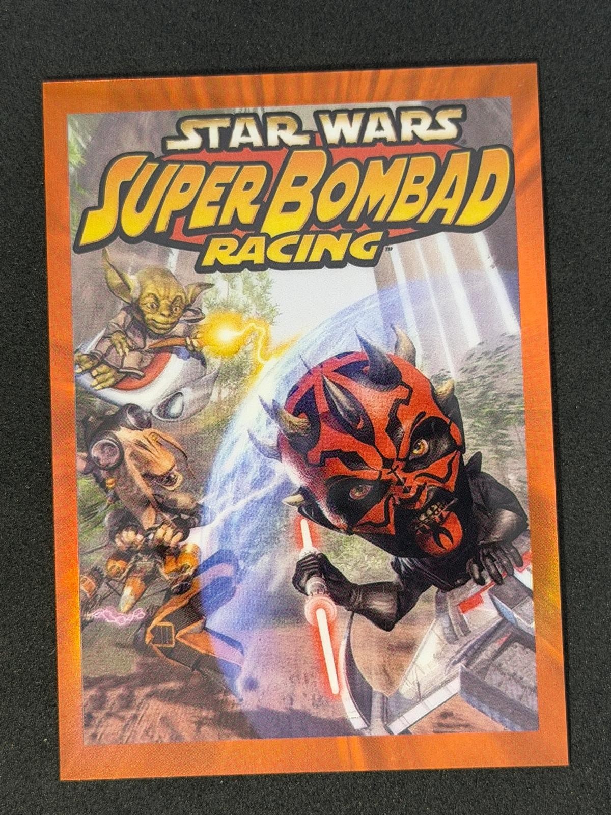 /25 RARE Star Wars Super Bombad Racing 2022 Topps Chrome Galaxy Gameplay Orange /25 RARE Star Wars Super Bombad Racing 2022 Topps Chrome Galaxy Gameplay Orange