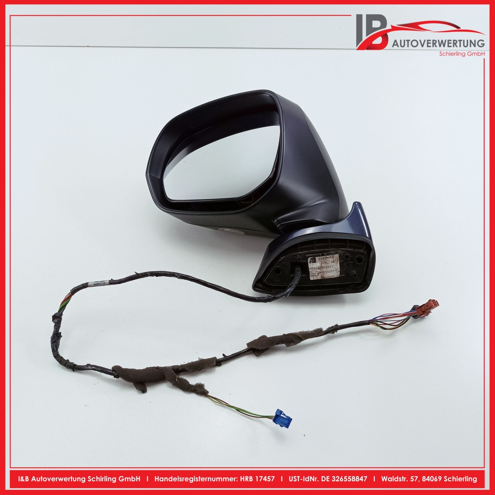 CITROEN C4 PICASSO 2.0 HDI 138 LEFT WING MIRROR WITH INDICATOR 96850509XT CITROEN C4 PICASSO 2.0 HDI 138 LEFT WING MIRROR WITH INDICATOR 96850509XT