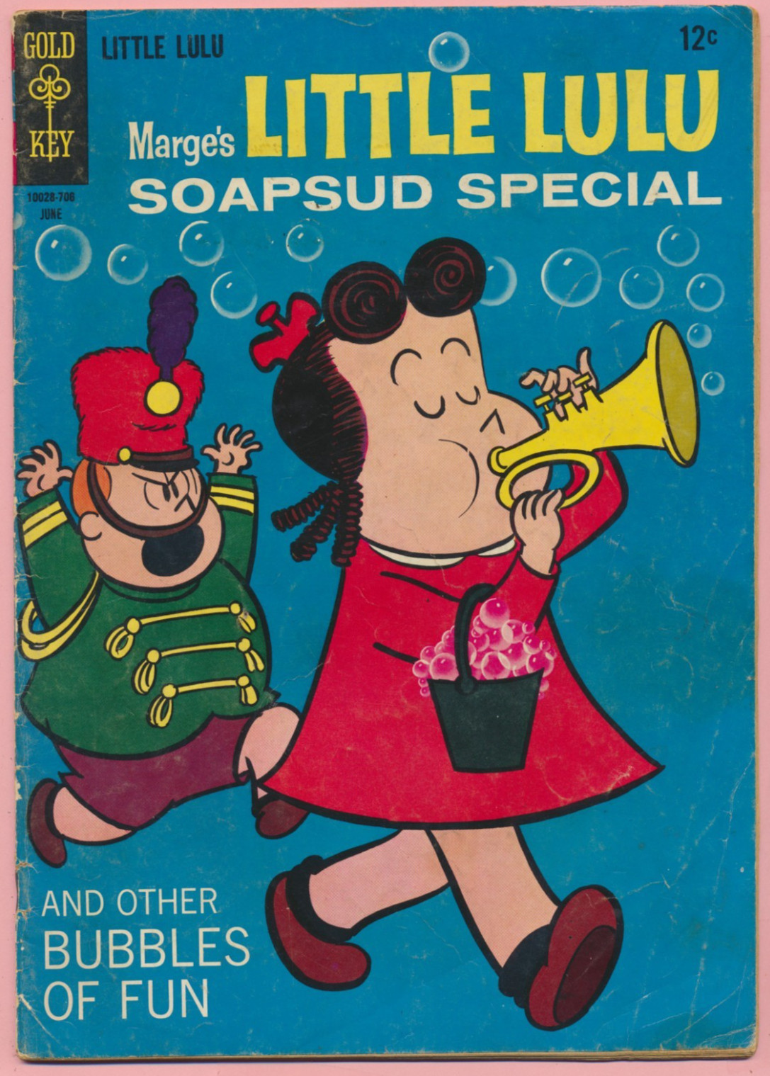 Marge's Little Lulu #184, VG-, Gold Key, 1967