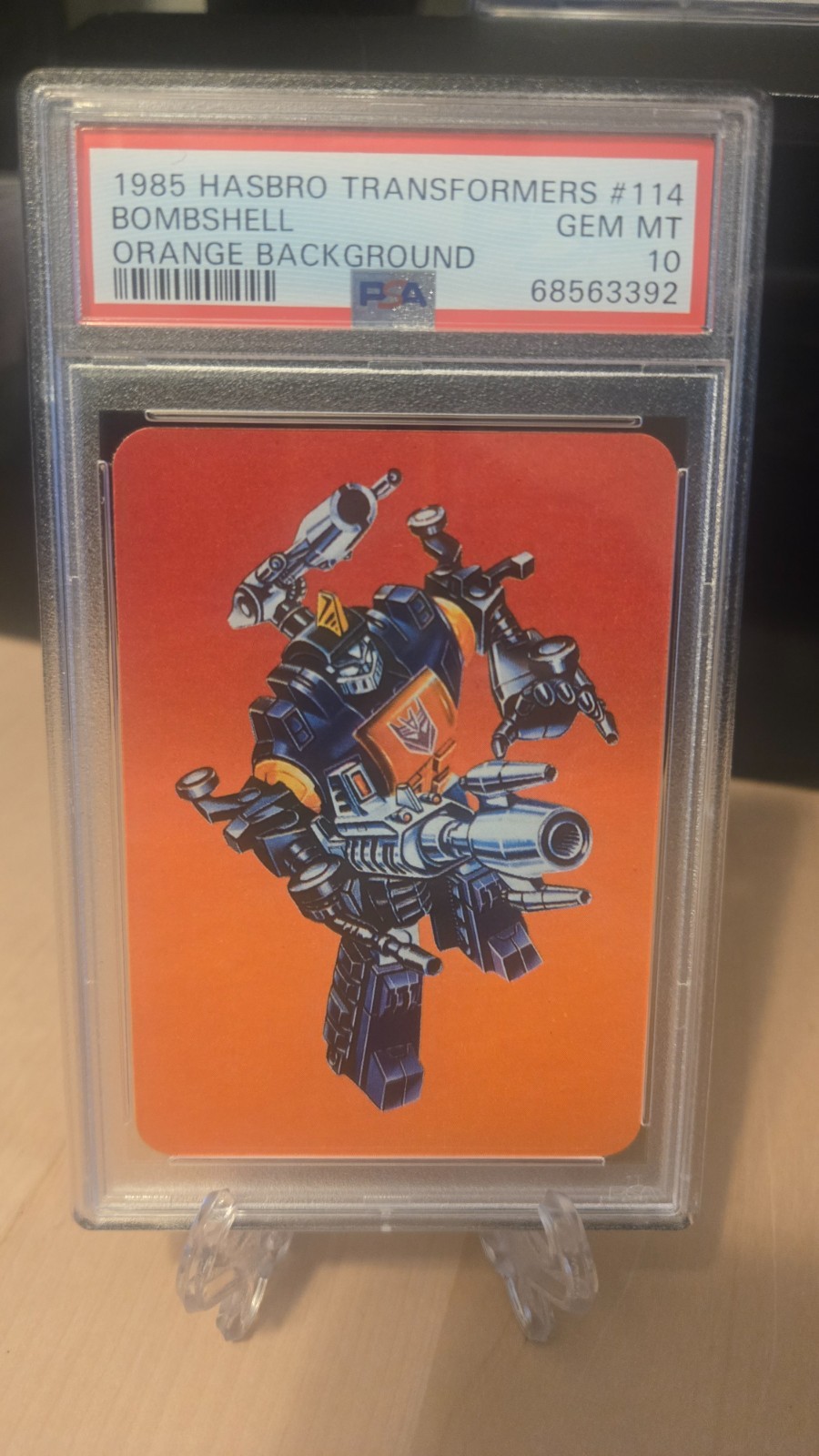 1985 Hasbro Transformers #114 Bombshell PSA 10 - 🪰🪰🪰 Insecticons 🪰🪰🪰