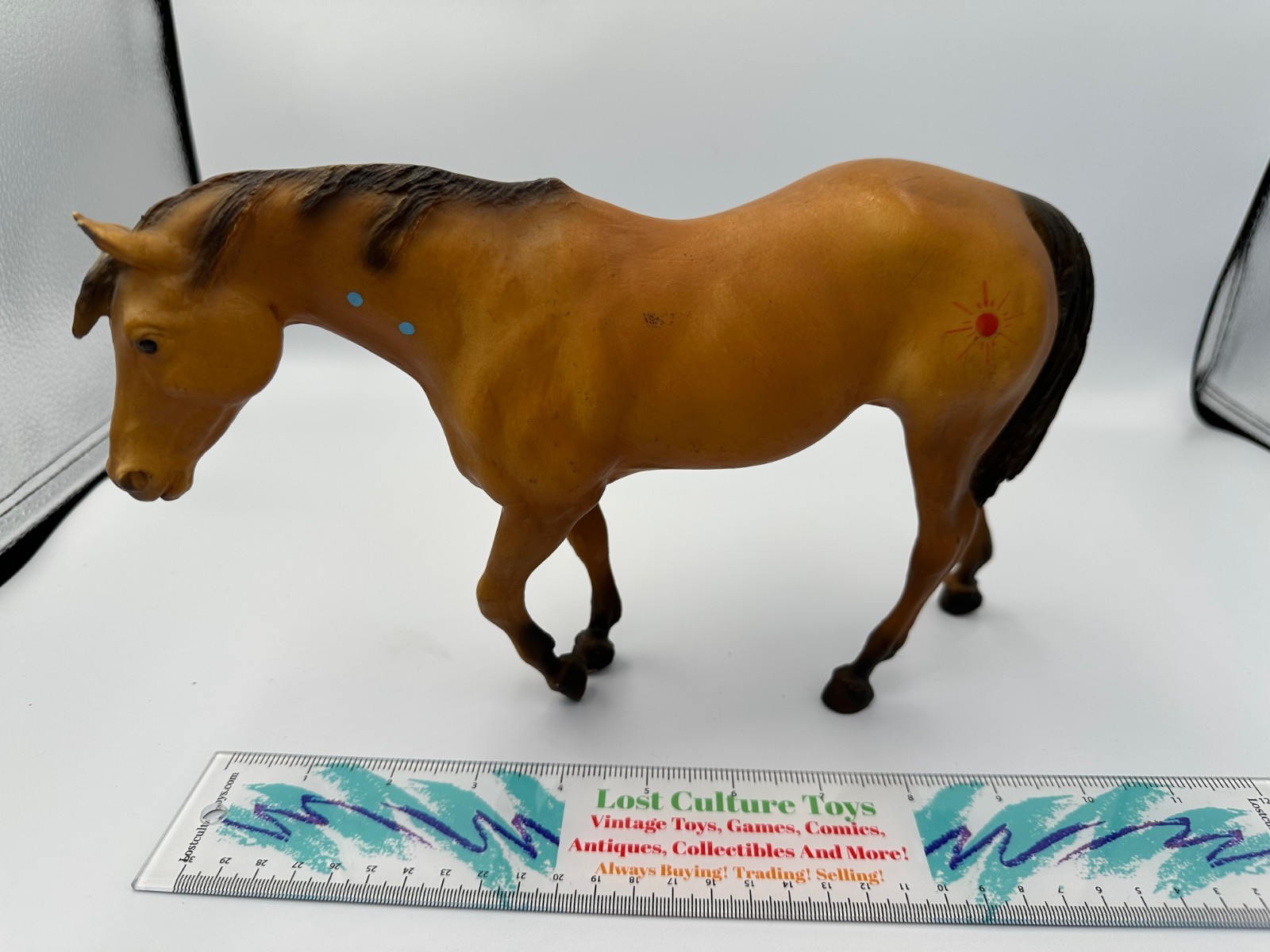 Vintage Breyer Horse #176 Dark Buckskin Indian Pony War Paint Traditional Vintage Breyer Horse #176 Dark Buckskin Indian Pony War Paint Traditional