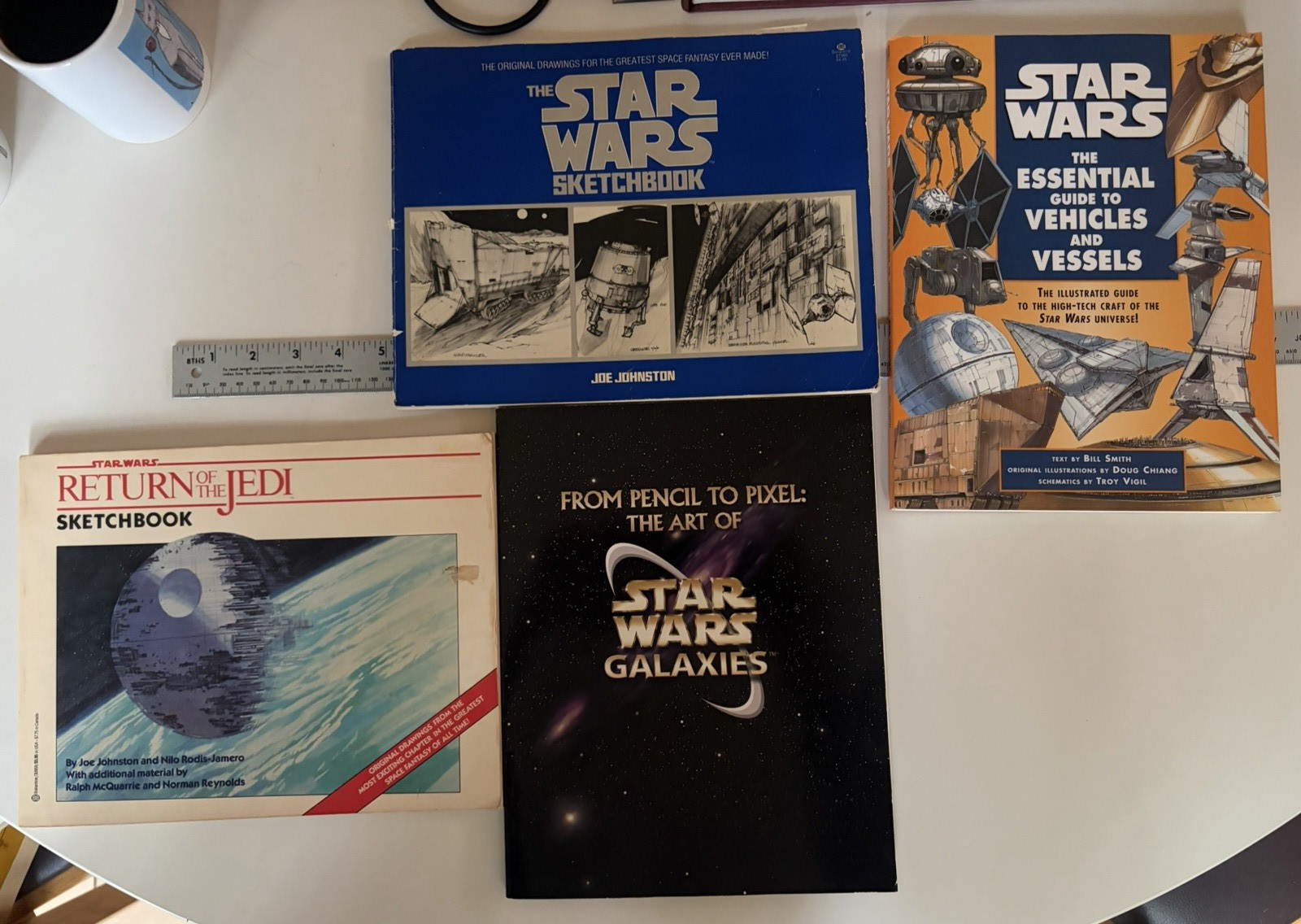 Star Wars Sketchbook Lot 4 Books 1977 1st Ed Jedi Vehicles Galaxies Art Star Wars Sketchbook Lot 4 Books 1977 1st Ed Jedi Vehicles Galaxies Art