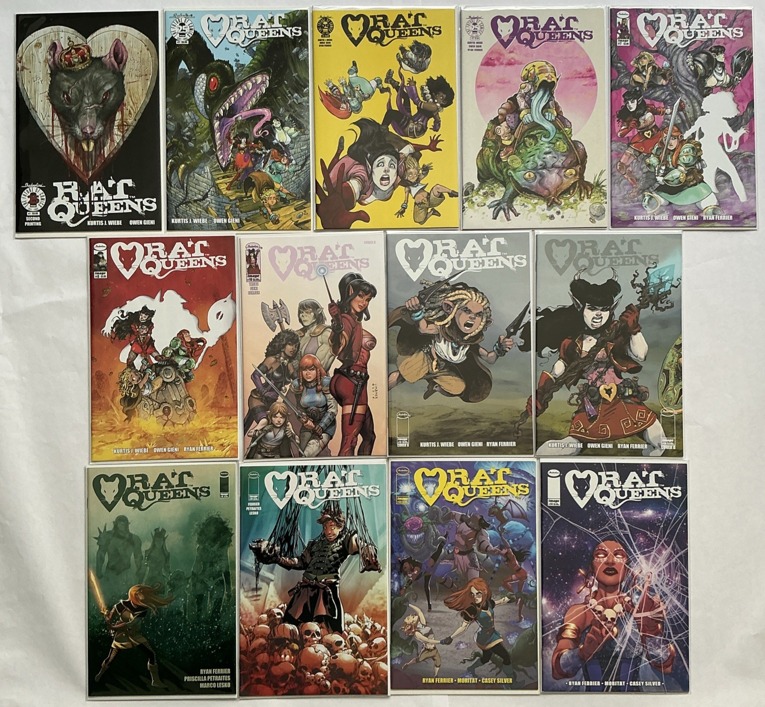 Rat Queens #1 2nd Prt #2, 5-8 10b 13b 14b 19 20 23 24 NM- Lot Of 13 2017 Image Rat Queens #1 2nd Prt #2, 5-8 10b 13b 14b 19 20 23 24 NM- Lot Of 13 2017 Image