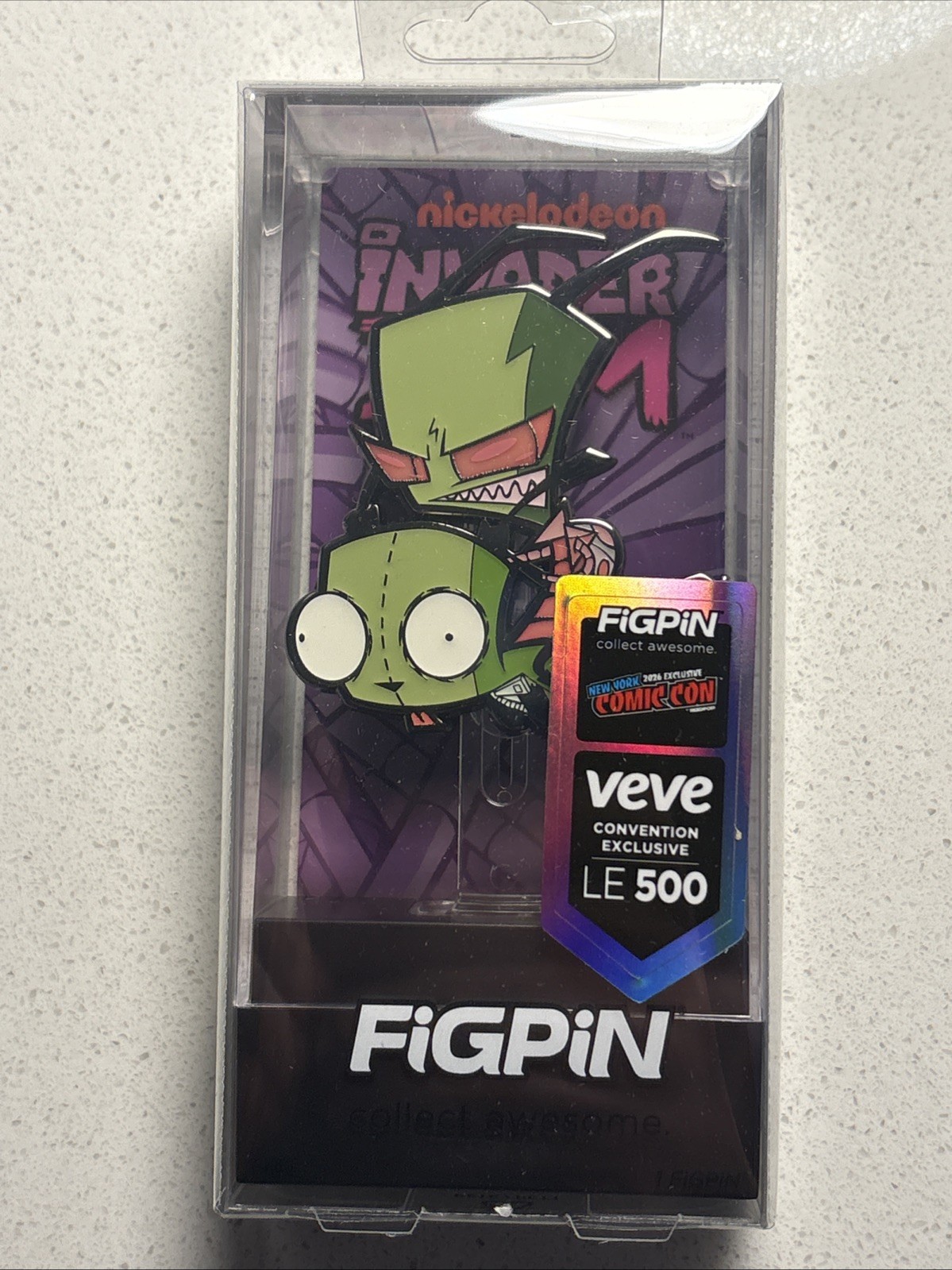 NYCC 2026 VeVe EXCLUSIVE FiGPiN - INVADER ZIM PIN LE 500 NYCC 2026 VeVe EXCLUSIVE FiGPiN - INVADER ZIM PIN LE 500