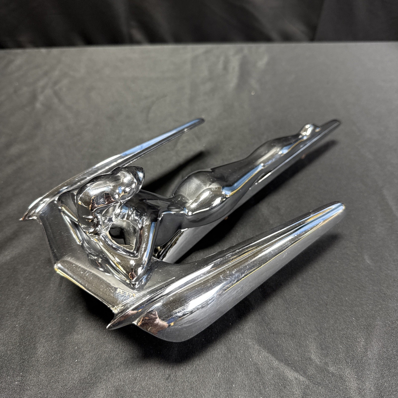 Vintage 1954 Nash Flying Lady Goddess Hood Ornament Chrome EXCELLENT CON.25574-4 Vintage 1954 Nash Flying Lady Goddess Hood Ornament Chrome EXCELLENT CON.25574-4
