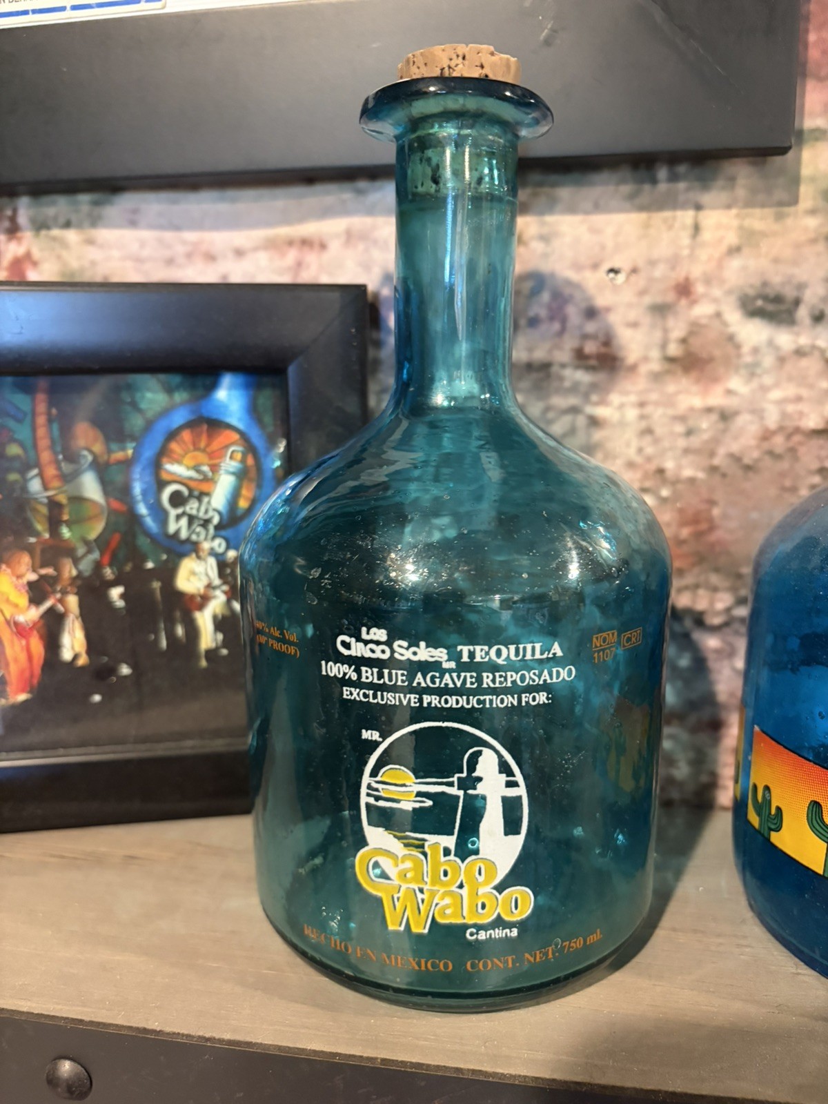 Sammy Hagar VERY RARE Cabo Wabo 1st Generation Reposado Tequila Los Cinco Soles Sammy Hagar VERY RARE Cabo Wabo 1st Generation Reposado Tequila Los Cinco Soles