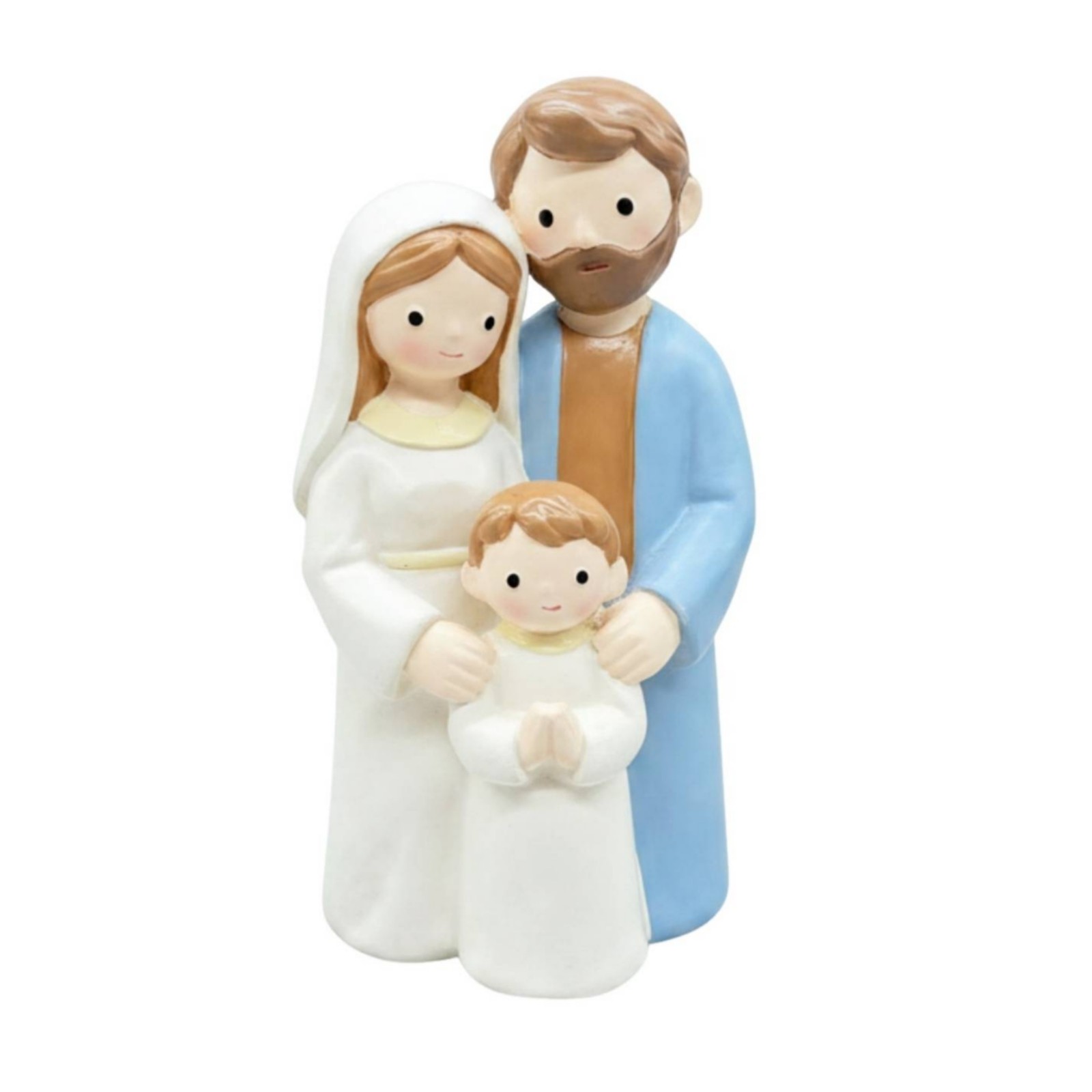 Mary Joseph Infant Jesus Figurine Compact Holy Family Figurine Upright Mary Joseph Infant Jesus Figurine Compact Holy Family Figurine Upright
