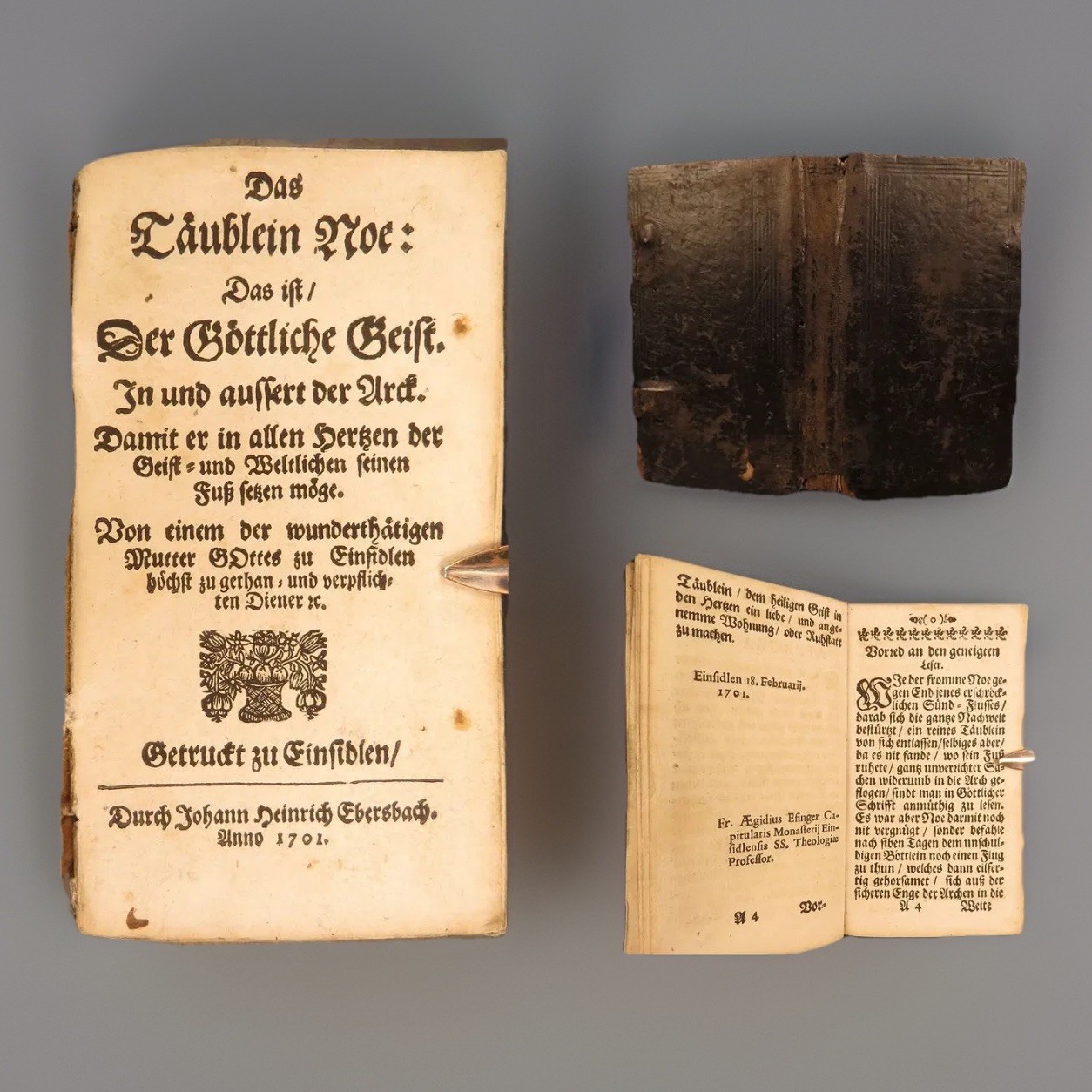 1701 Das Läublein Moeß Einsiedeln Rare 1st Edition German Devotional Miniature 1701 Das Läublein Moeß Einsiedeln Rare 1st Edition German Devotional Miniature