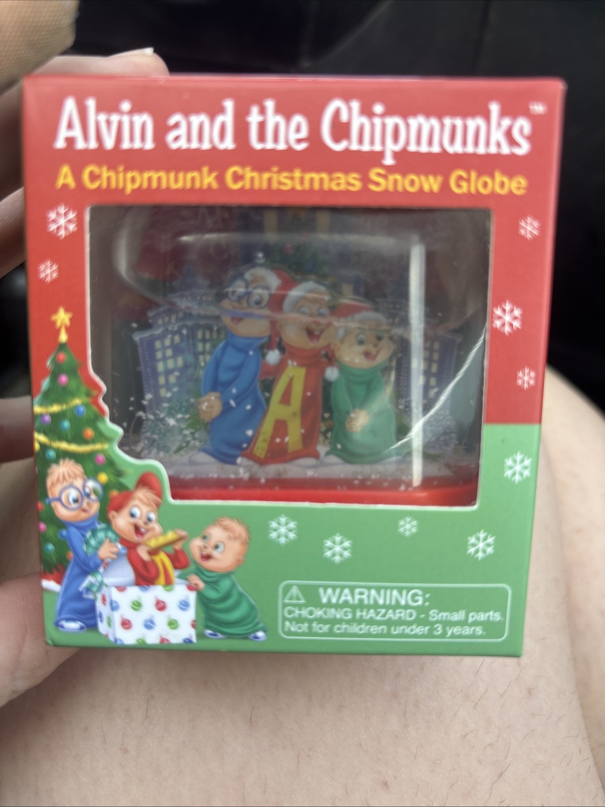 Snow Globe Alvin Chipmunks Christmas Rare Miniature with Book 2013 New in Box Snow Globe Alvin Chipmunks Christmas Rare Miniature with Book 2013 New in Box