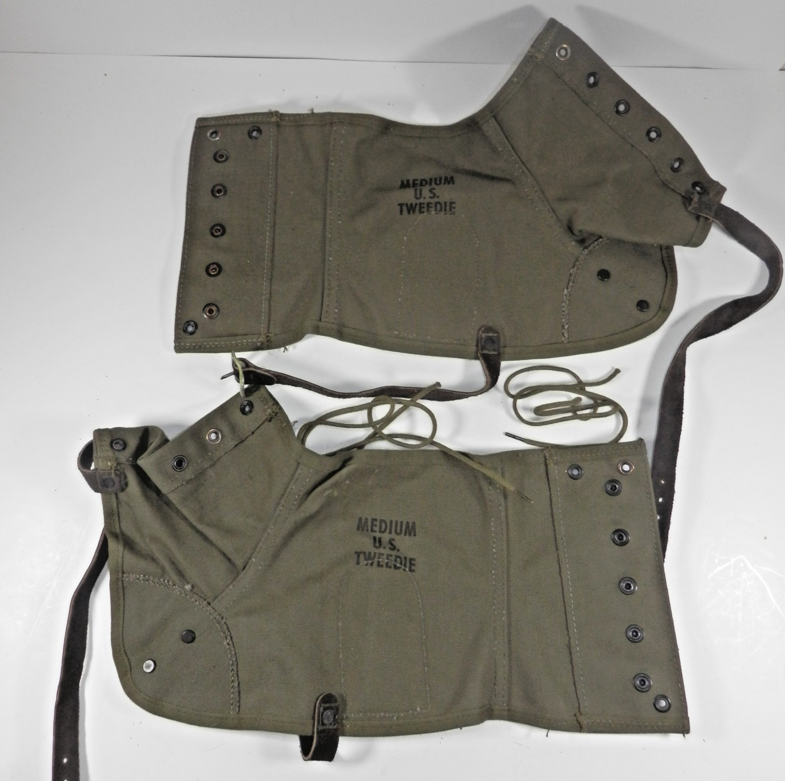WWII US Army Leggings Gaiters Medium US Tweedie - REPRODUCTION WWII US Army Leggings Gaiters Medium US Tweedie - REPRODUCTION
