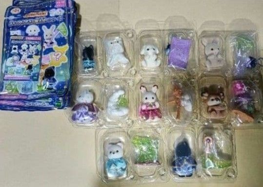 Epoch Sylvanian Families Magic Wizard Babies 8 Figure Set Collectible 15+ Epoch Sylvanian Families Magic Wizard Babies 8 Figure Set Collectible 15+
