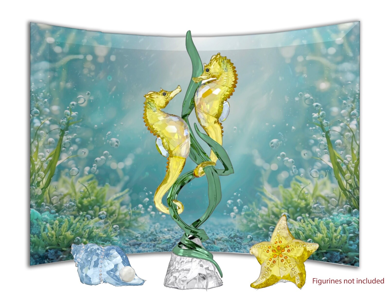 Swarovski SCS seahorse Idyllia 2025 crystal display Read Description Swarovski SCS seahorse Idyllia 2025 crystal display Read Description