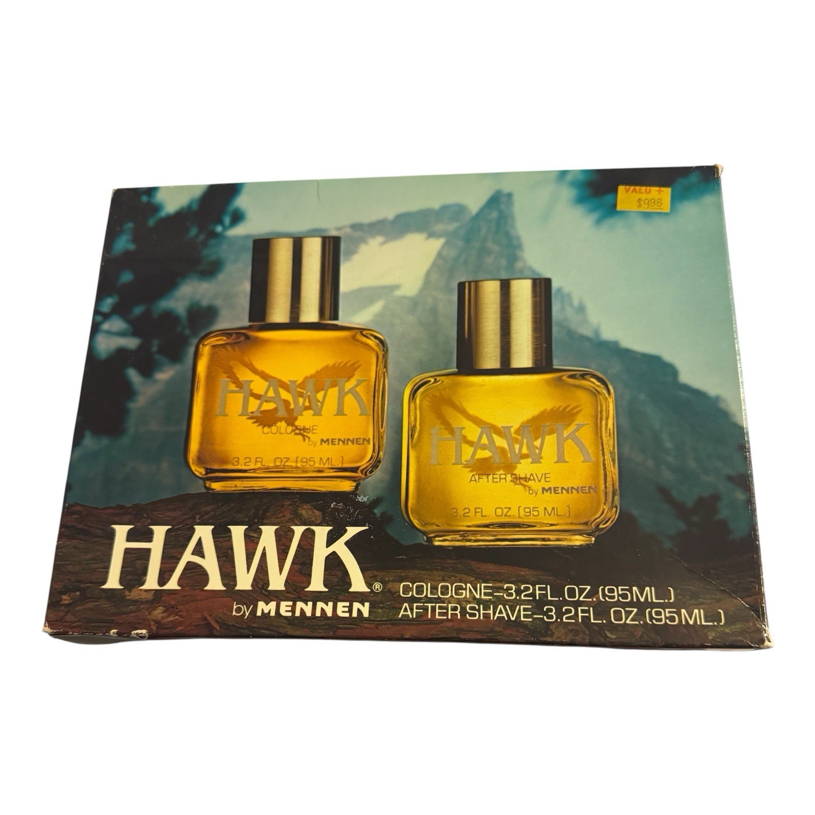 Vintage Hawk By Mennen Cologne &After Shave Gift Set 3.2Oz 95ml Discontinued Box Vintage Hawk By Mennen Cologne &After Shave Gift Set 3.2Oz 95ml Discontinued Box