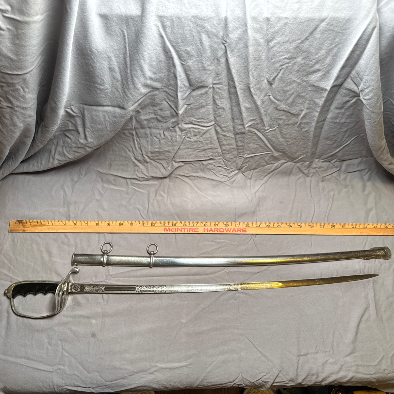 American Military Supply German-Made US Army Model M1902 Officer's Saber American Military Supply German-Made US Army Model M1902 Officer's Saber