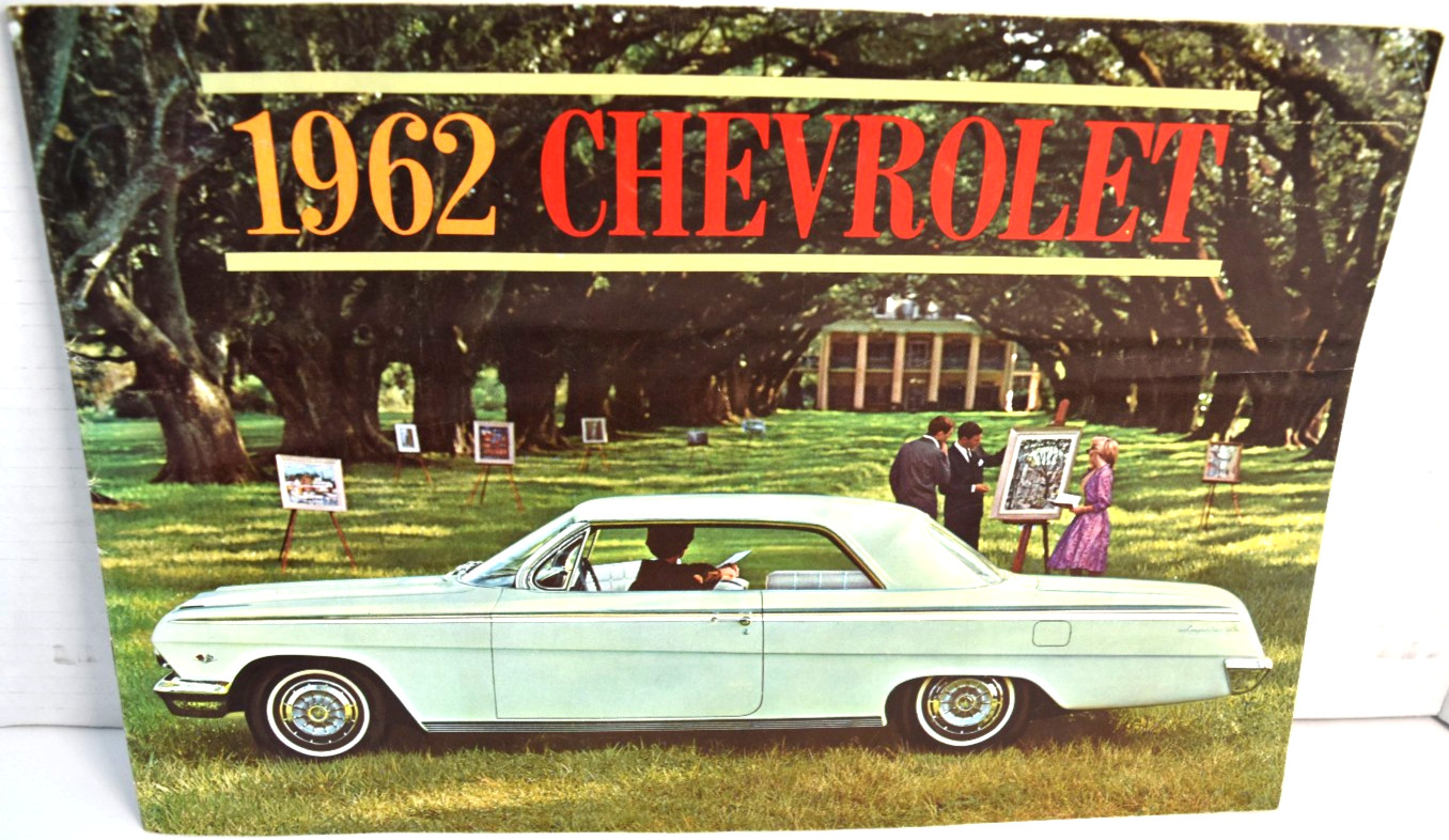 1962 Chevrolet "IMPALA / BEL AIR / BISCAYNE"- Original Car Brochure / Catalog
