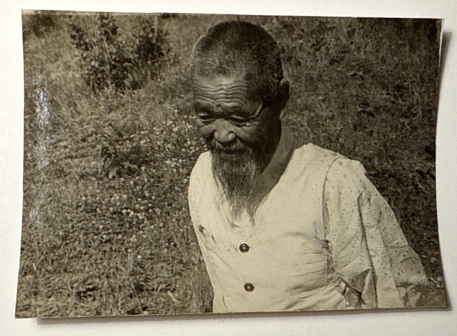 vtg 1953 Beautiful Old Korean Man Father Grandfather KOREA Photo War Era vtg 1953 Beautiful Old Korean Man Father Grandfather KOREA Photo War Era
