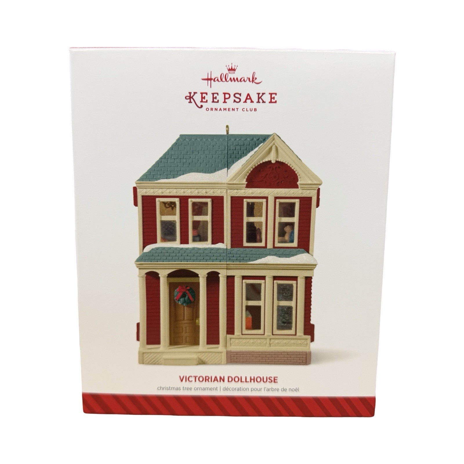 2014 Hallmark Victorian Dollhouse Ornament - Repaint - Member Exclusive 2014 Hallmark Victorian Dollhouse Ornament - Repaint - Member Exclusive