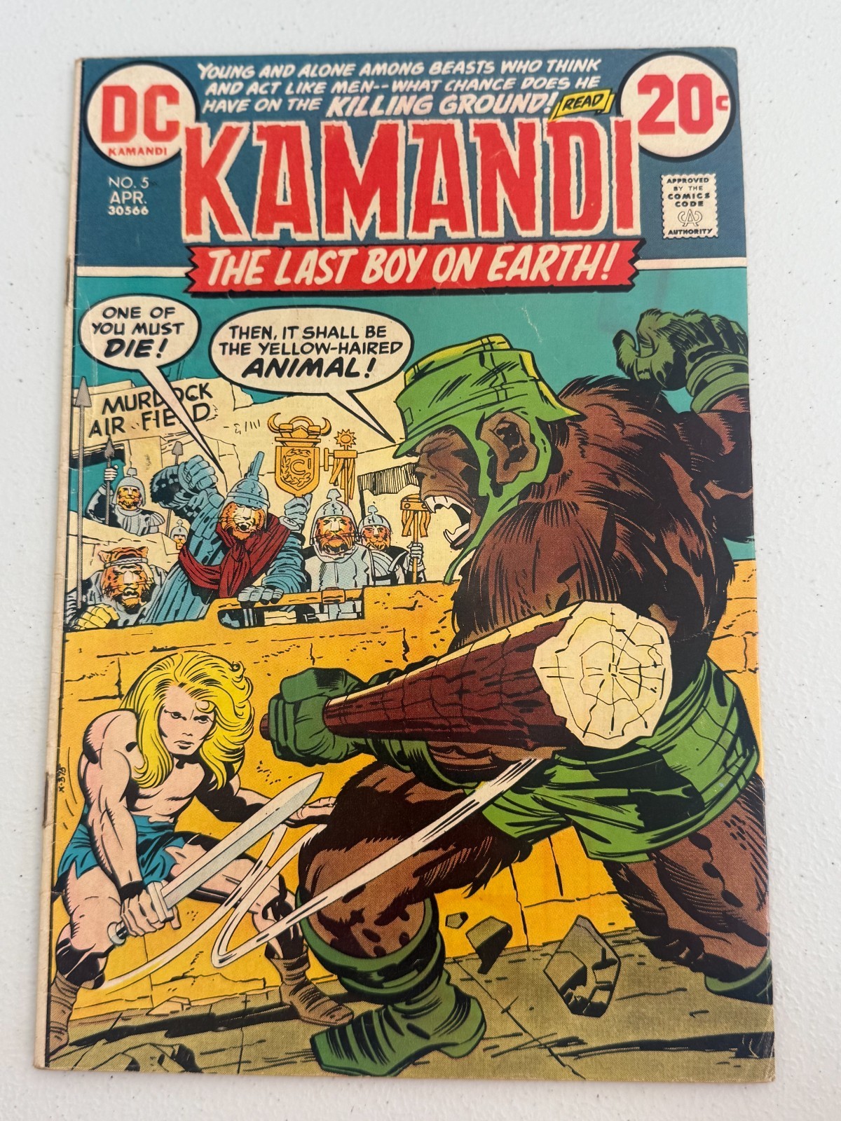 KAMANDI DC Comics No. 5 Apr 1973 The Last Boy on Earth KAMANDI DC Comics No. 5 Apr 1973 The Last Boy on Earth