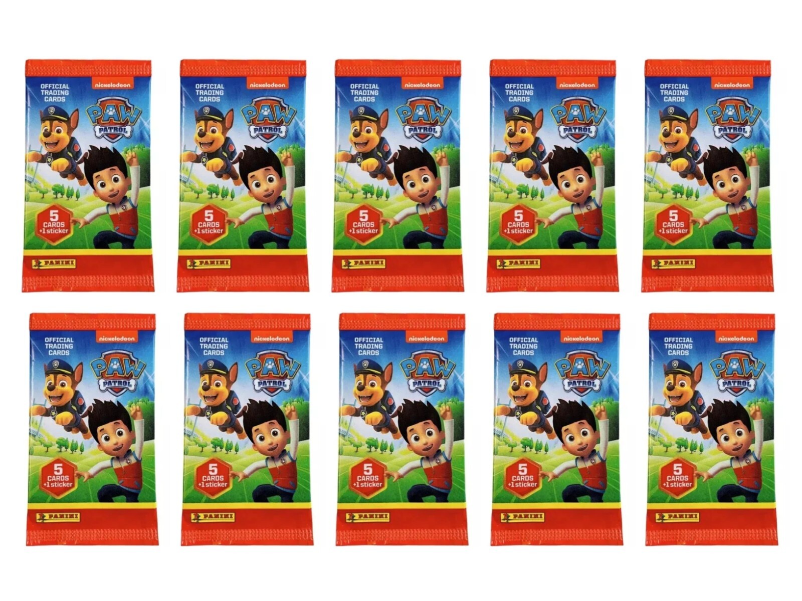 Lot of (10) 2022 Panini Paw Patrol Factory Sealed Booster Packs Lot of (10) 2022 Panini Paw Patrol Factory Sealed Booster Packs