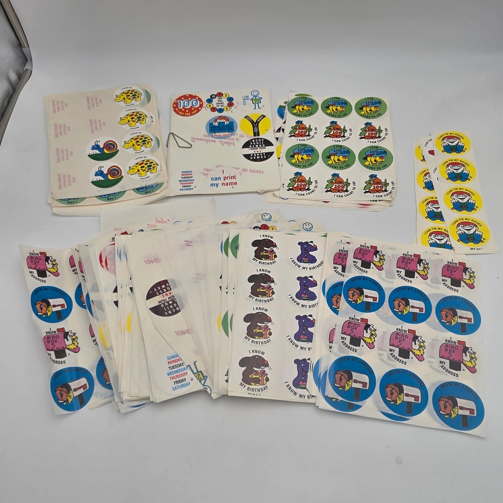 Vintage Sunshine Label Reward Stickers Lot Educational Achievement School Retro Vintage Sunshine Label Reward Stickers Lot Educational Achievement School Retro