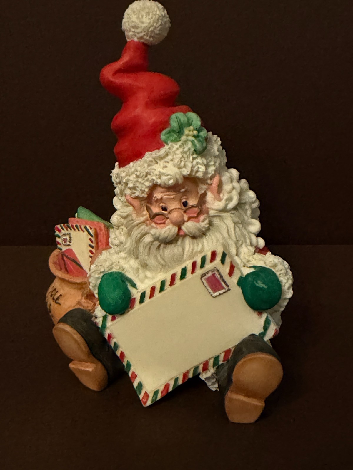 Vintage 1995 Enesco SandiClaus "Friends Are Never Far Apart” Santa Mailman Vintage 1995 Enesco SandiClaus "Friends Are Never Far Apart” Santa Mailman