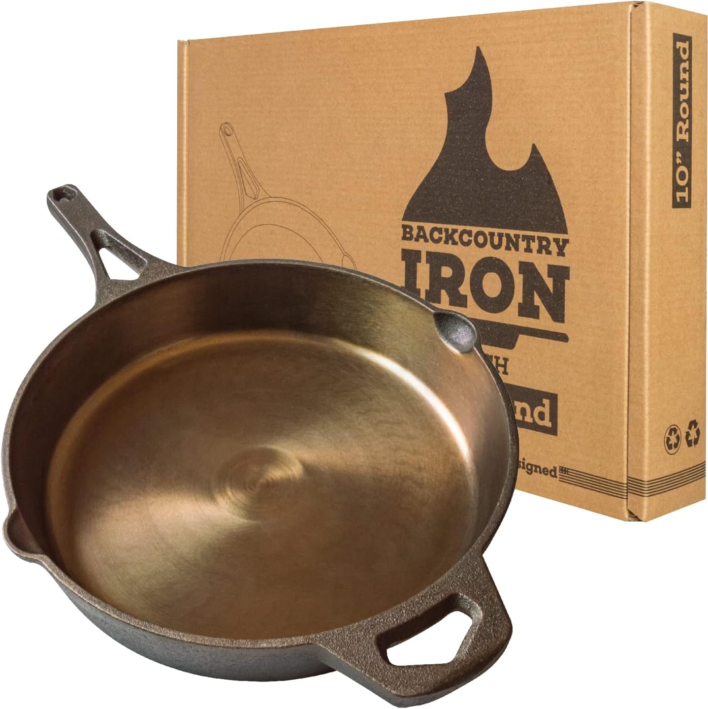 Backcountry Iron 10-1/4 Inch Smooth Wasatch Pre-Seasoned 10 Inch, Bronze Backcountry Iron 10-1/4 Inch Smooth Wasatch Pre-Seasoned 10 Inch, Bronze