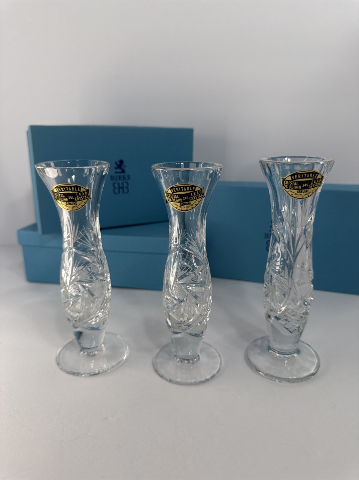 Vintage Birks Bud Vase Set Of 3 Vintage Birks Bud Vase Set Of 3