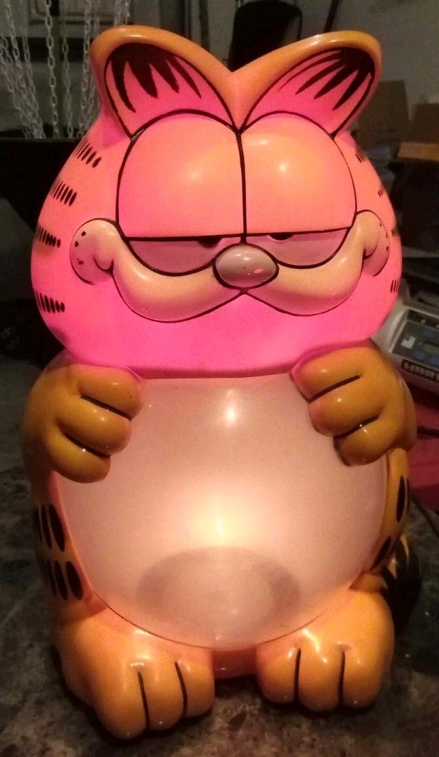 Vintage 1978 Garfield The Light up Aquarium Lamp Hawkeye GFA-700 2 Gallon Works Vintage 1978 Garfield The Light up Aquarium Lamp Hawkeye GFA-700 2 Gallon Works