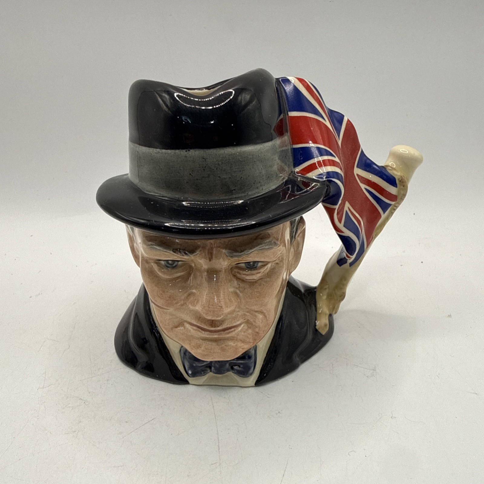 Royal Doulton HTF LTD. EDITION Toby Jug Sir Winston Churchill D2757 * Royal Doulton HTF LTD. EDITION Toby Jug Sir Winston Churchill D2757 *