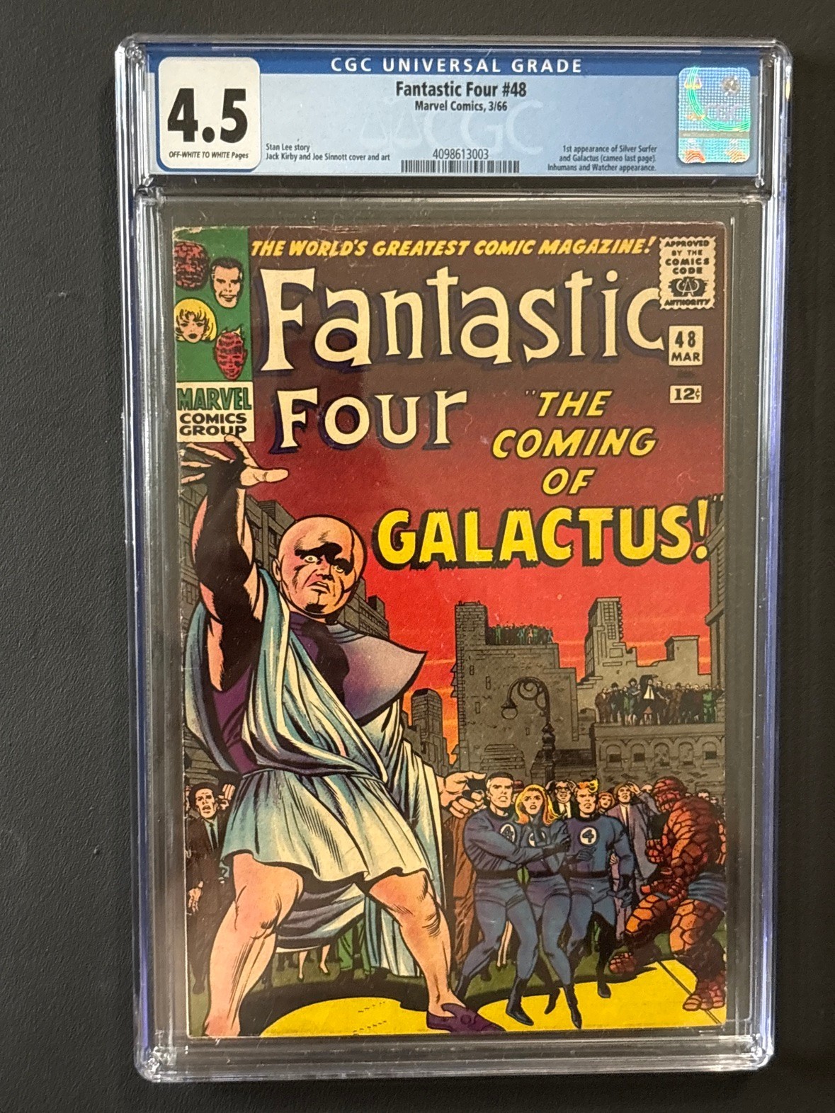 Fantastic Four #48 CGC 4.5 - First Silver Surfer & Galactus