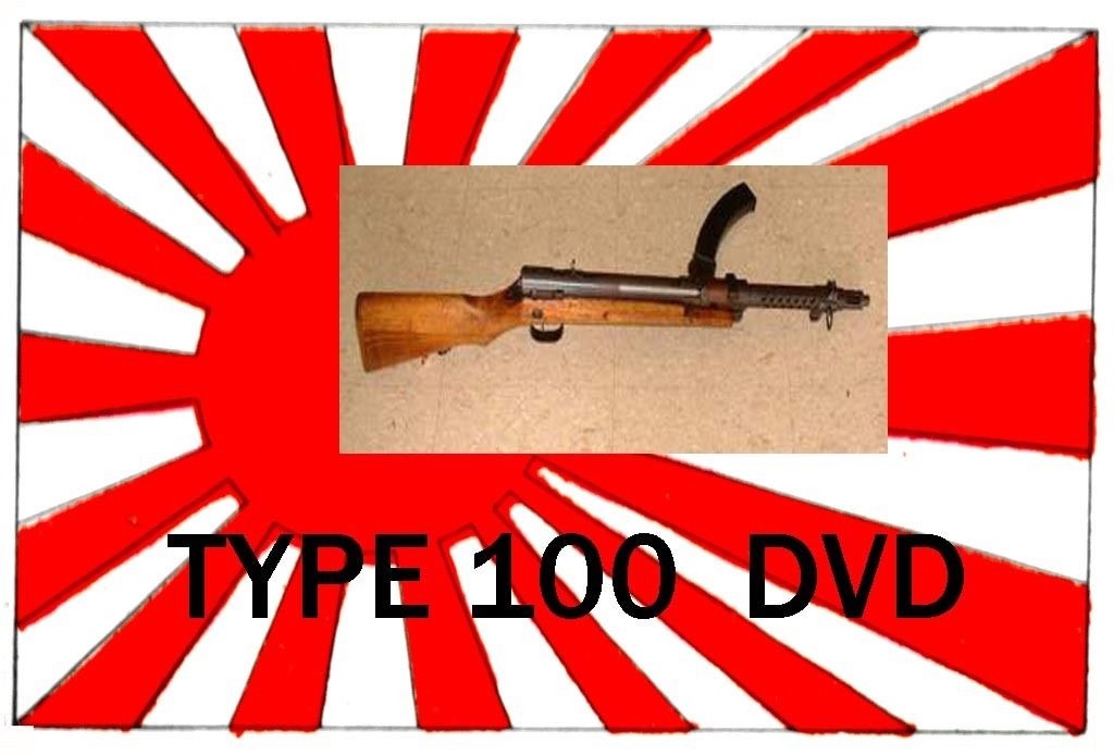 JAPANESE TYPE 100 SUBMACHINE GUN TEST FIRING  DVD 