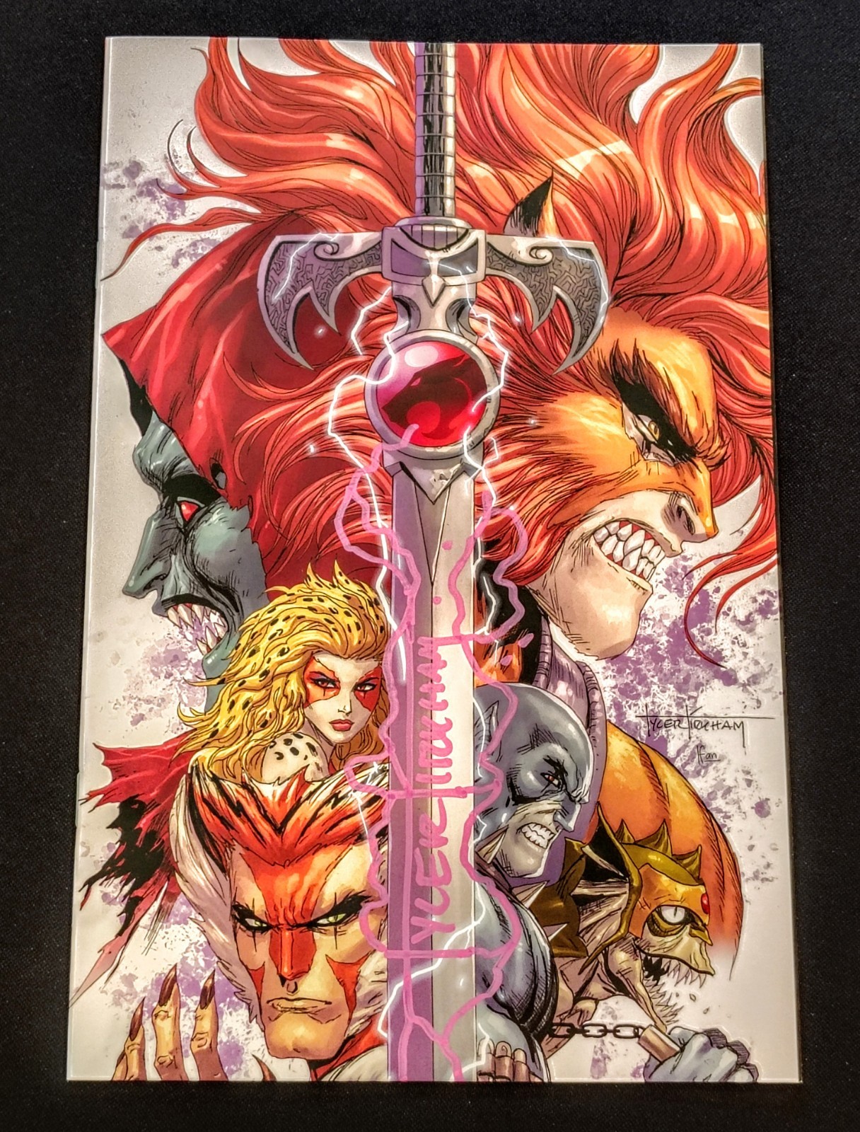 Thundercats #6 Tyler Kirkham Variant SDCC Exclusive Custom Lightning Signature 