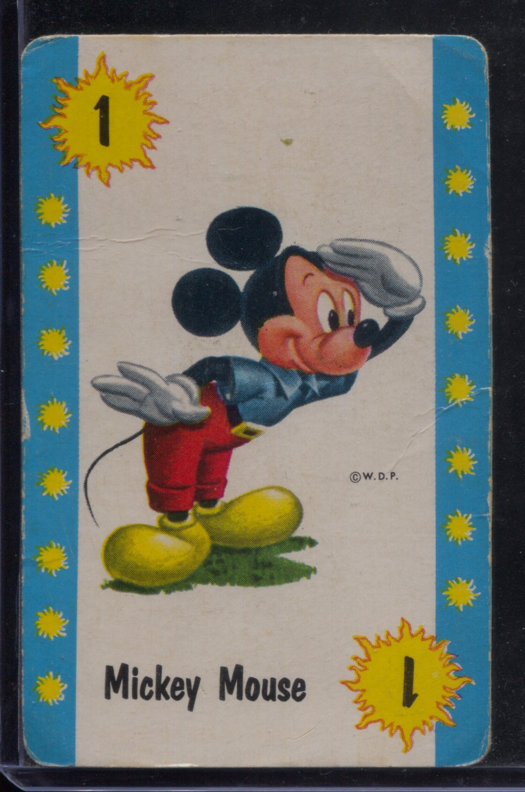 1955 Walt Disney Whitman- Mickey Mouse #1 - Blue