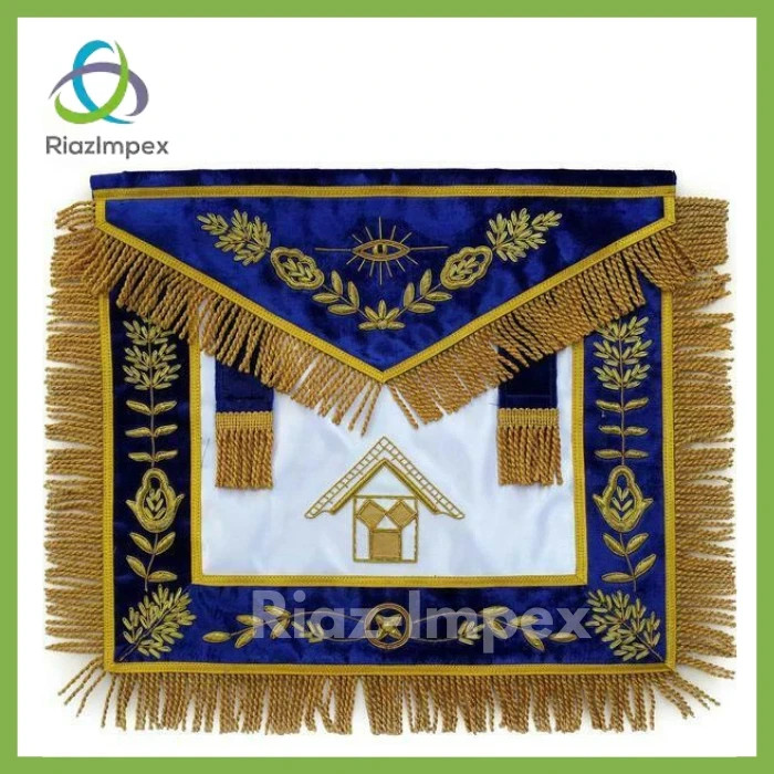 Masonic Past Master Apron 47th Problem of Euclid Gold Bullion Masonic Past Master Apron 47th Problem of Euclid Gold Bullion