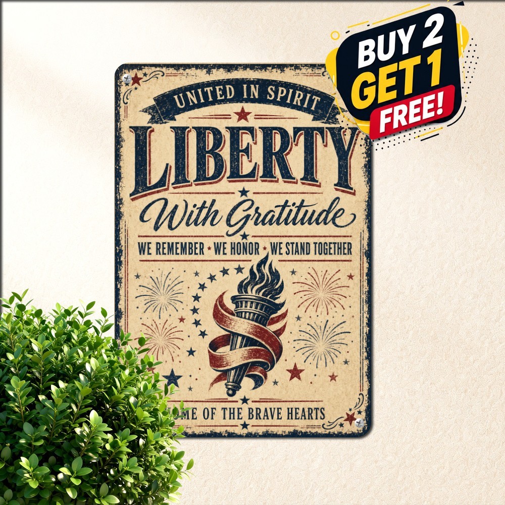 Patriotic USA Freedom Pride Home Wall Decor Vintage Metal Tin Plaque 8x12 Patriotic USA Freedom Pride Home Wall Decor Vintage Metal Tin Plaque 8x12